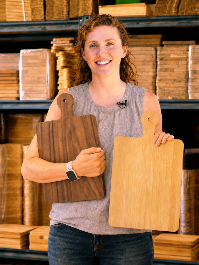 Jessica, cutting boards maker